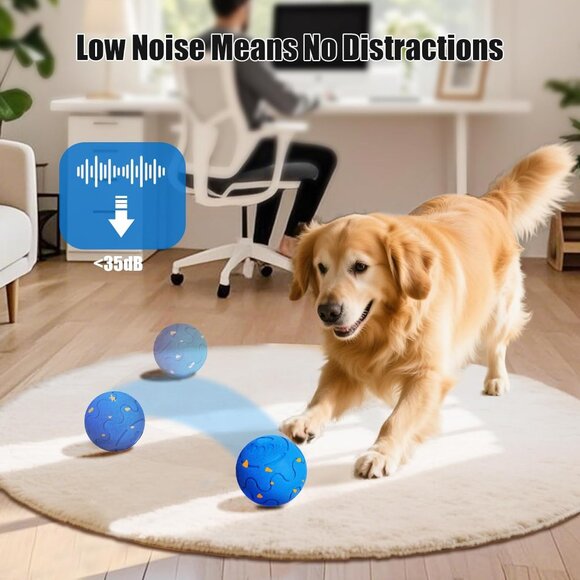Durable Waterproof Dog Ball - Interactive & Rechargeable Toy for Large Breeds - Picture 8 of 8